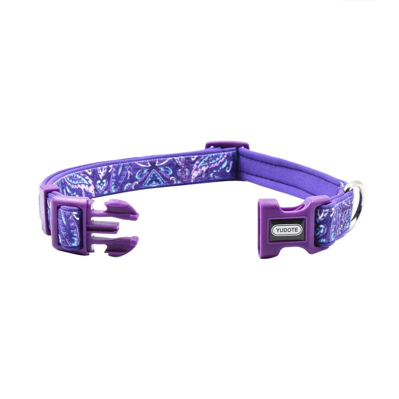 YUDOTE Durable Dog Collar with Maple Leaves Pattern, Neoprene Padded Soft and Comfortable, Adjustable Collars for Large Dogs & Puppies - Image 2